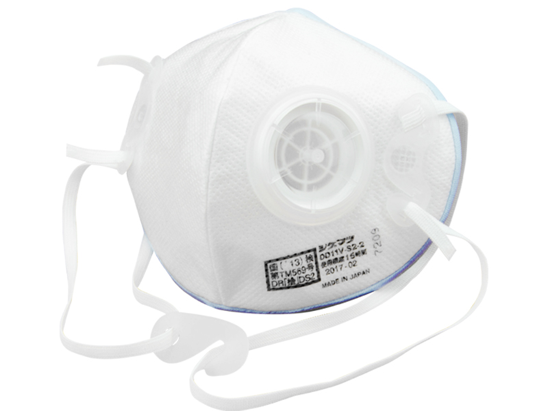 日本重松制作所DD11V防護(hù)口罩KN95霧霾跑步流感飛沫防塵顆?；ǚ?圖1)