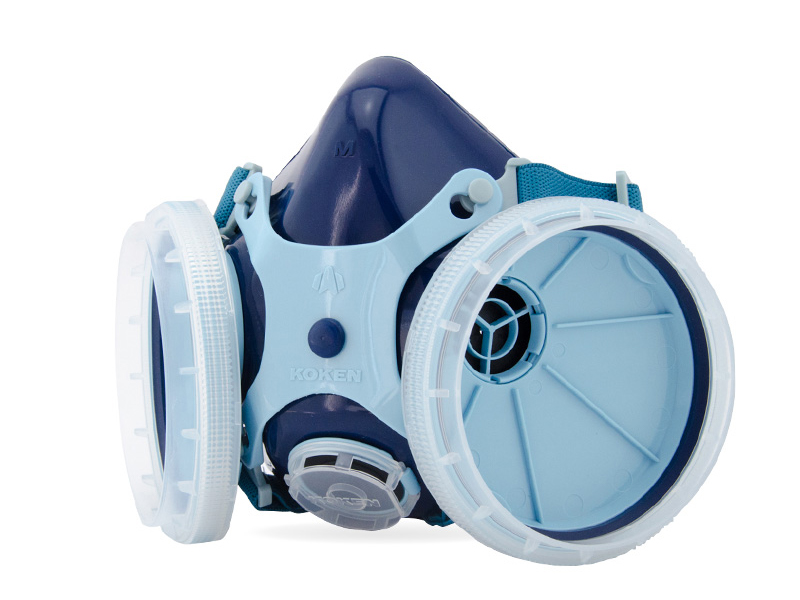 日本興研KOKEN防毒面具RR-7-05型面罩甲醛有機氣體甲苯辦公室裝修(圖3) 日本興研KOKEN防毒面具RR-7-05型面罩甲醛有機氣體甲苯辦公室裝修(圖3)